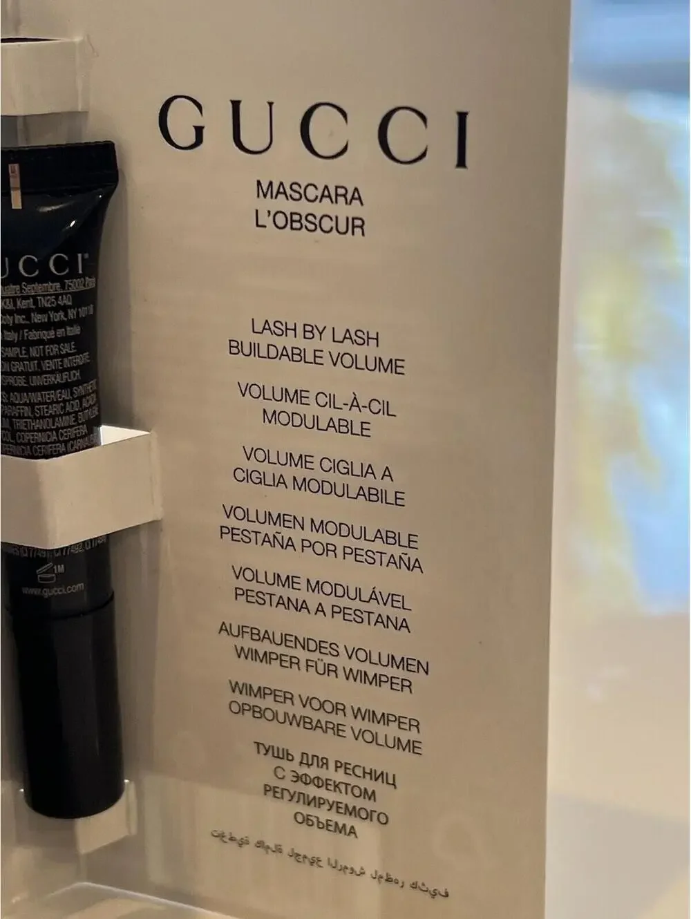Gucci lash by